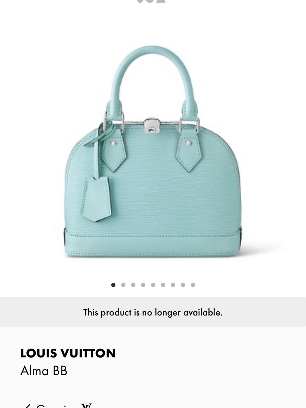 RARE Louis Vuitton Bb Alma
